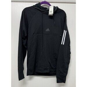 Adidas Athletic Sport 2 Street Lifestyle Pullover Hoodie Mens Sz S Black NWT
